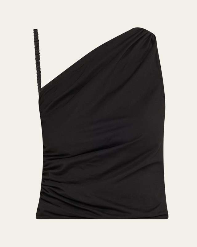 Nova Draped One-Shoulder Top